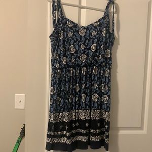 Blue Tropical LOFT Dress